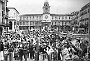 Piazza dei Signori. Manifestazione sindacale nel corso dei difficili anni 70 (Laura Calore)